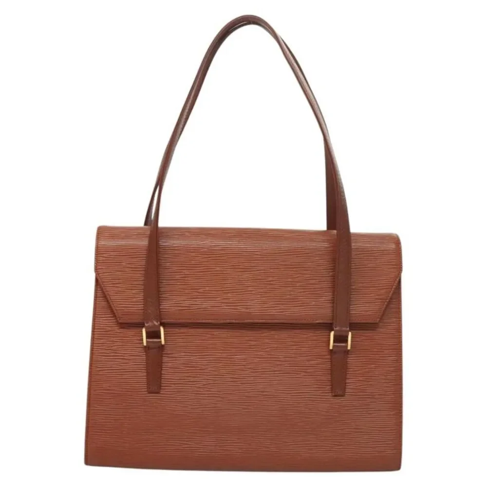 Valentino Garavani Brown Leather Shoulder Bag (Pre-Owned) - Picture 1 of 16